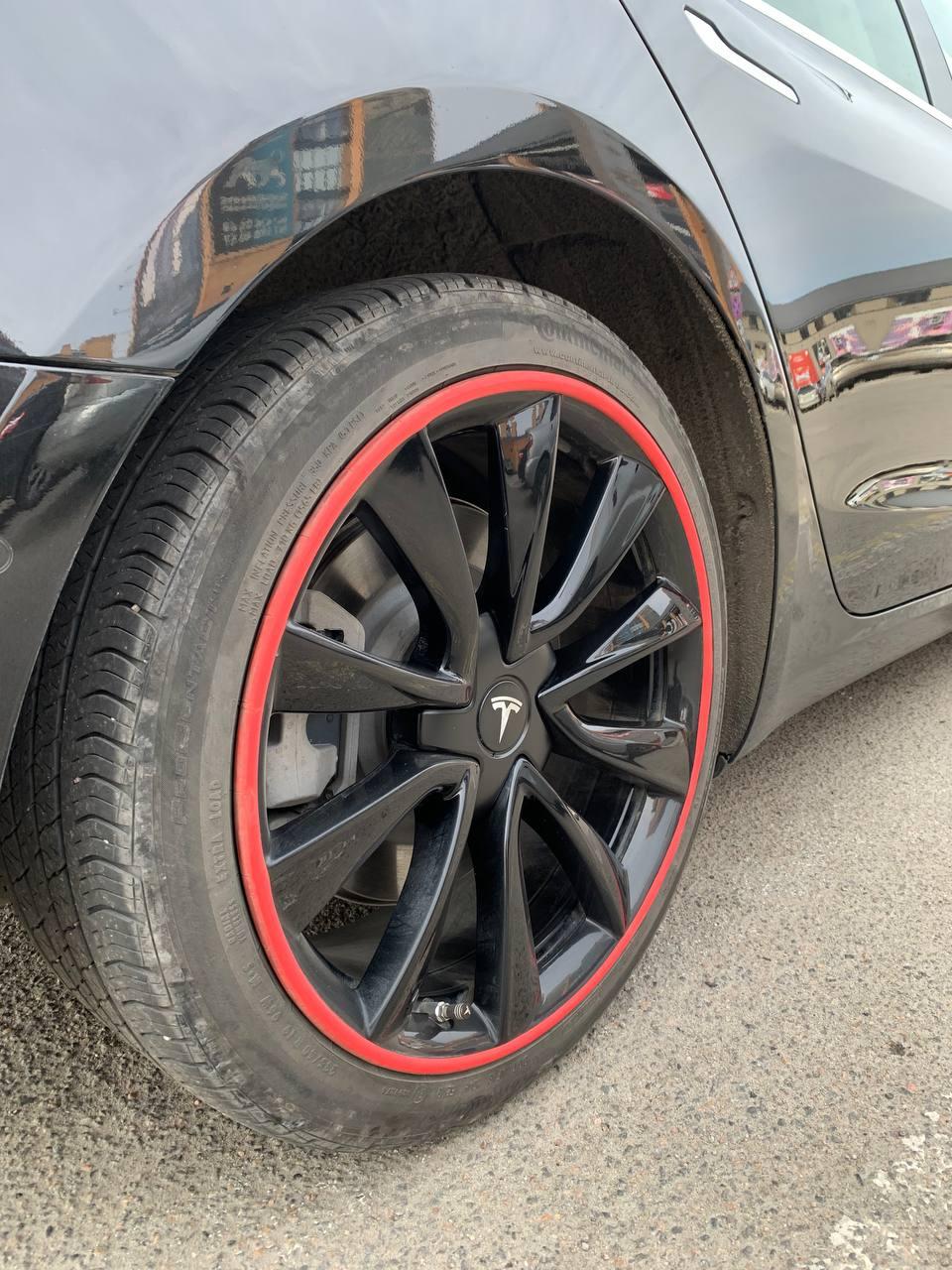 Флиппер резинка для защити дисков колес GLZ Motors R12 красный – фото ...