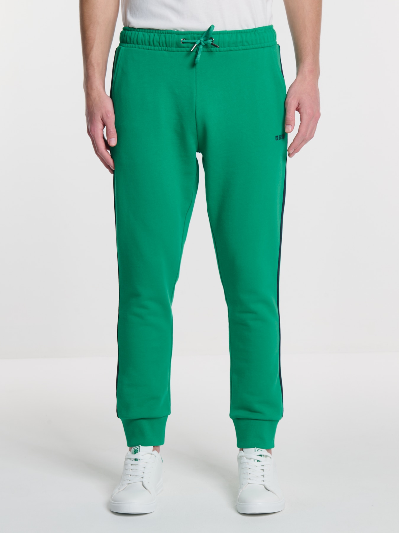 Акція на Спортивні штани чоловічі Big Star SMITH XL Зелені від Rozetka