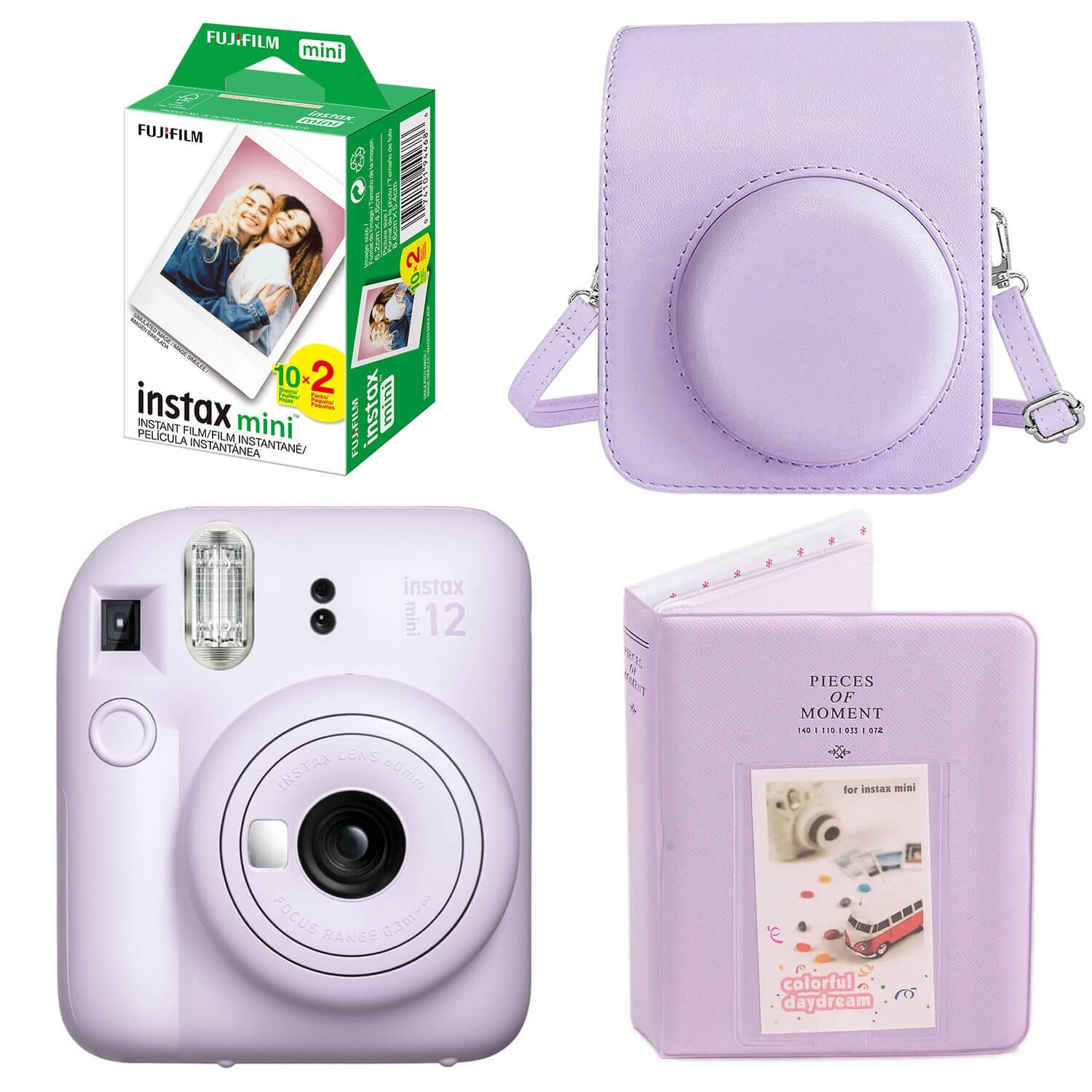 Набір Камера моментального друку Fujifilm INSTAX Mini 12 Lilal Purple ...
