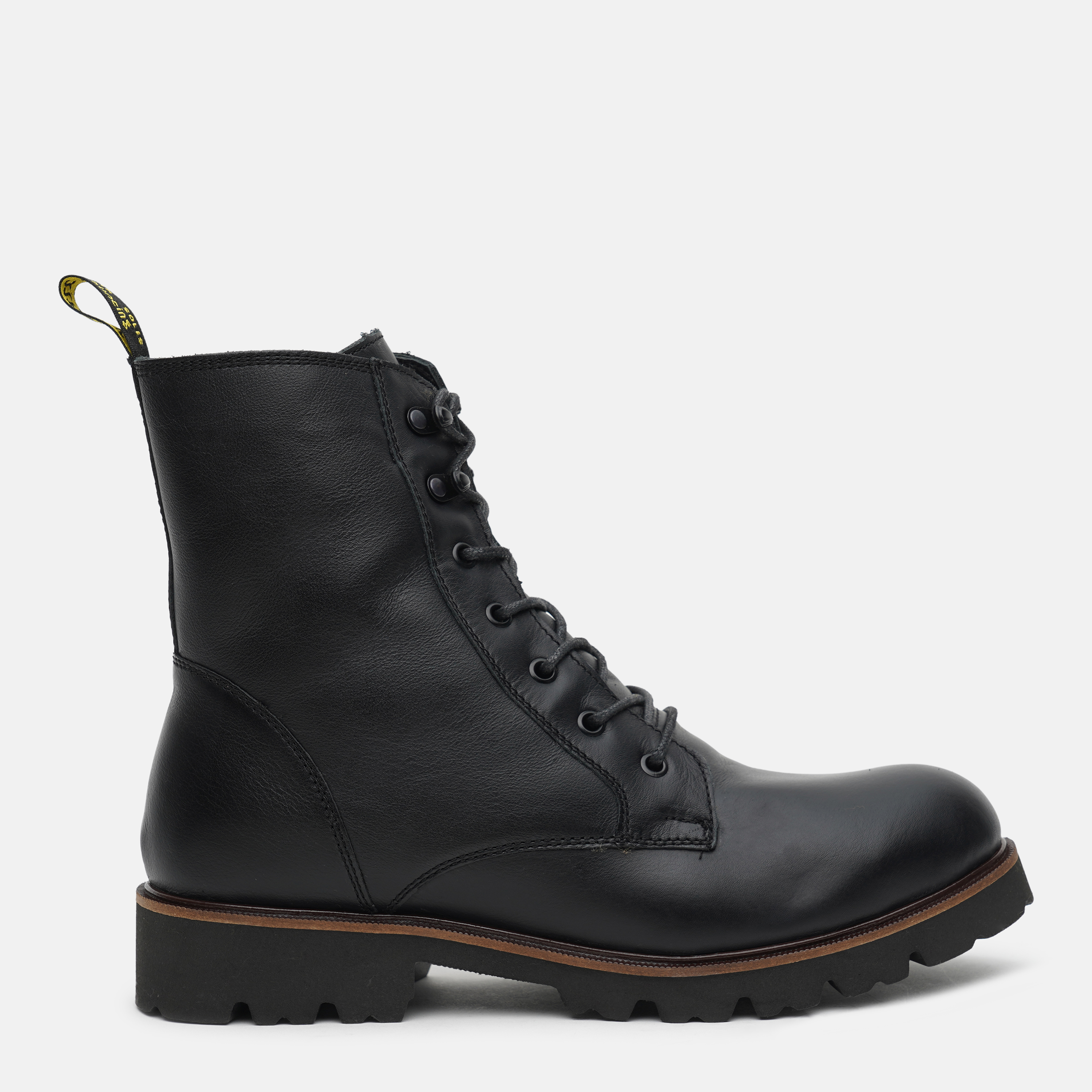 Акция на Чоловічі зимові черевики високі Prime Shoes 990 Black Leather 16-990-80110 40 26.5 см Чорні от Rozetka