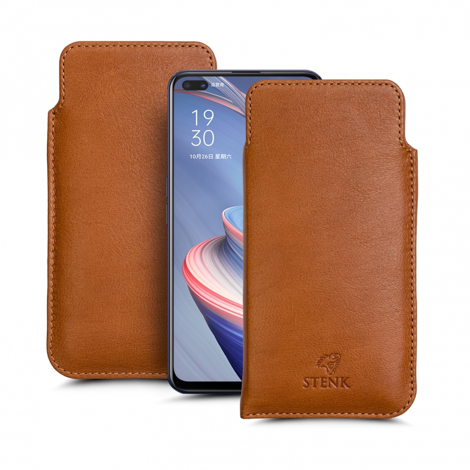 

Футляр Stenk Elegance для OPPO A92s Camel