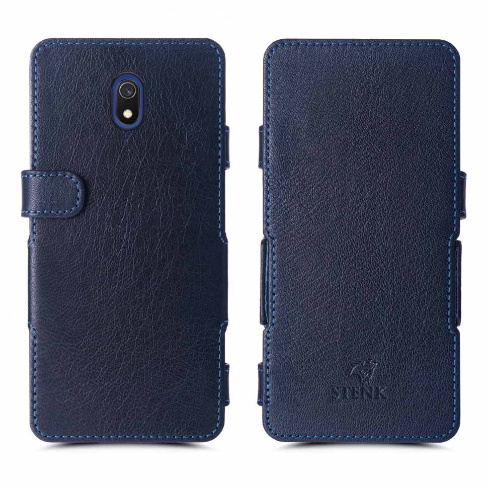

Чехол книжка Stenk Prime для Xiaomi Redmi 8A Синий
