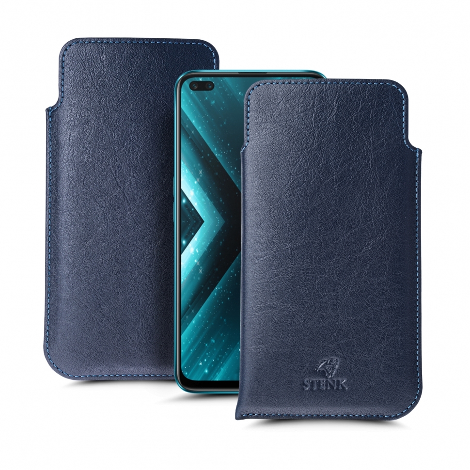 

Футляр Stenk Elegance для Realme X3 Синий