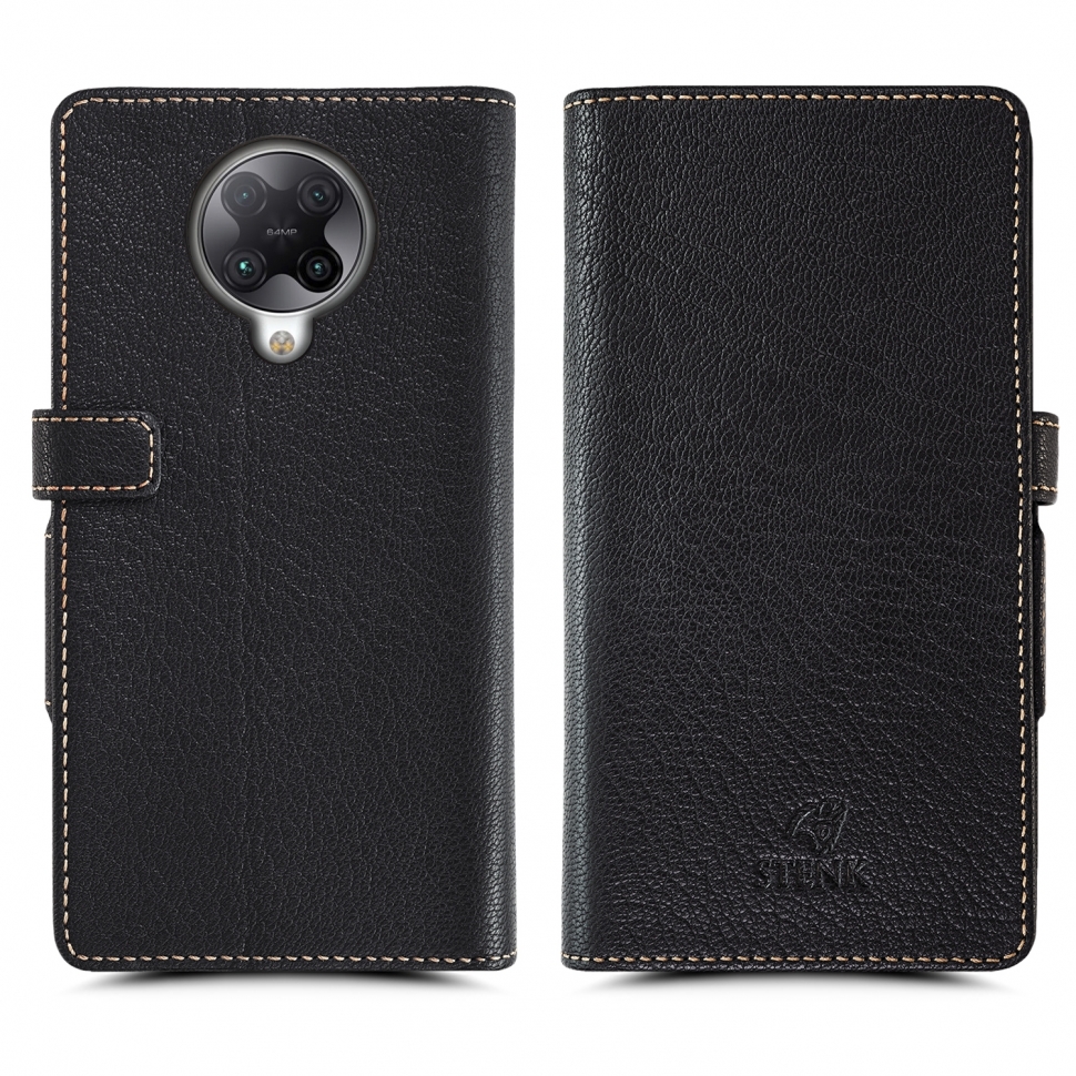 

Чехол книжка Stenk Wallet для Xiaomi Poco F2 Pro Чёрный