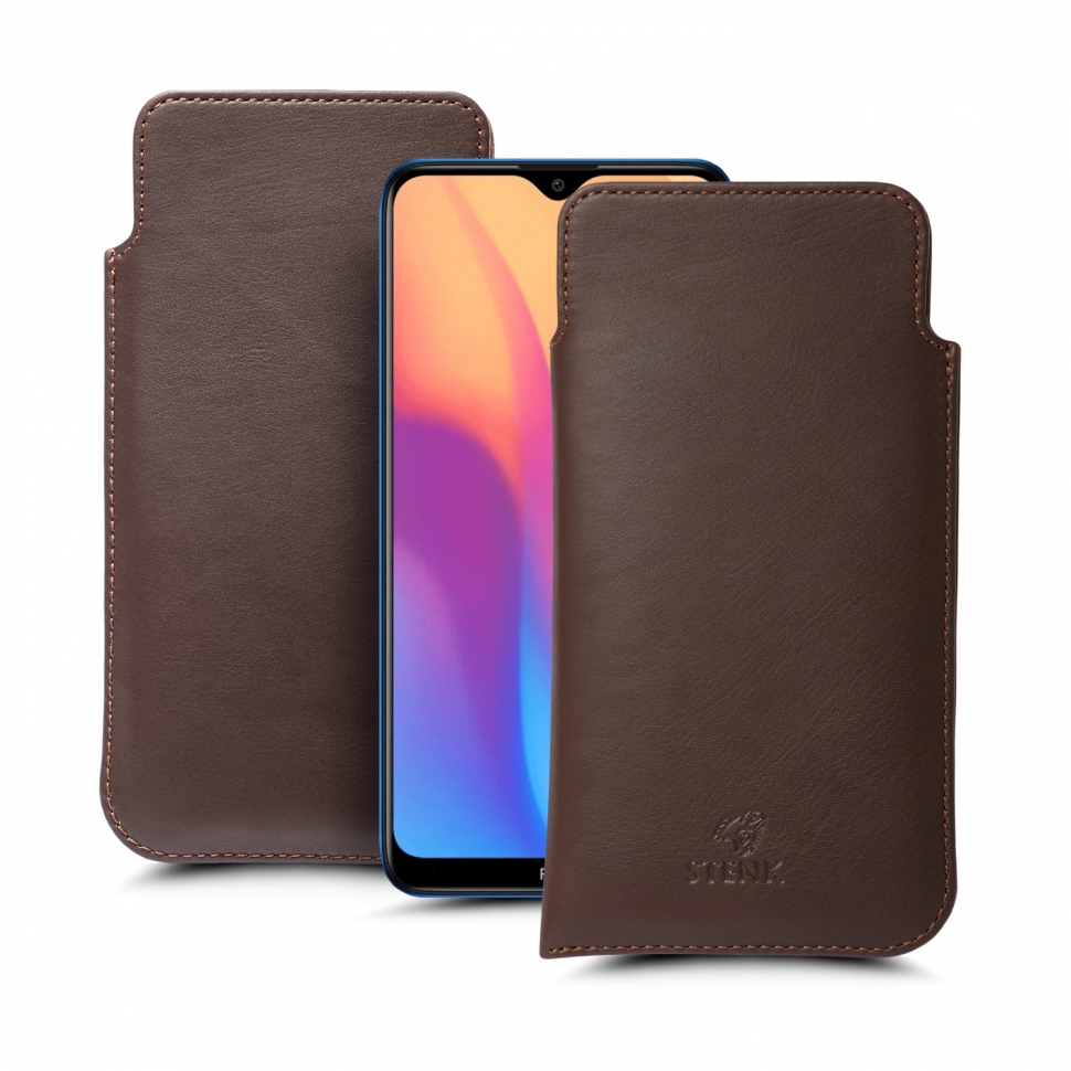 

Футляр Stenk Elegance для Xiaomi Redmi 8A Коричневый