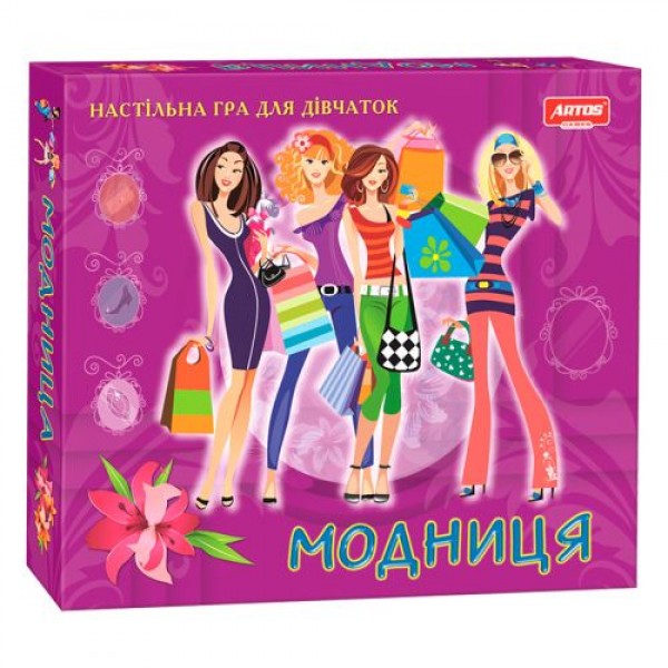 

Настольная игра для девочек "Модница" 20239 TRG-18815