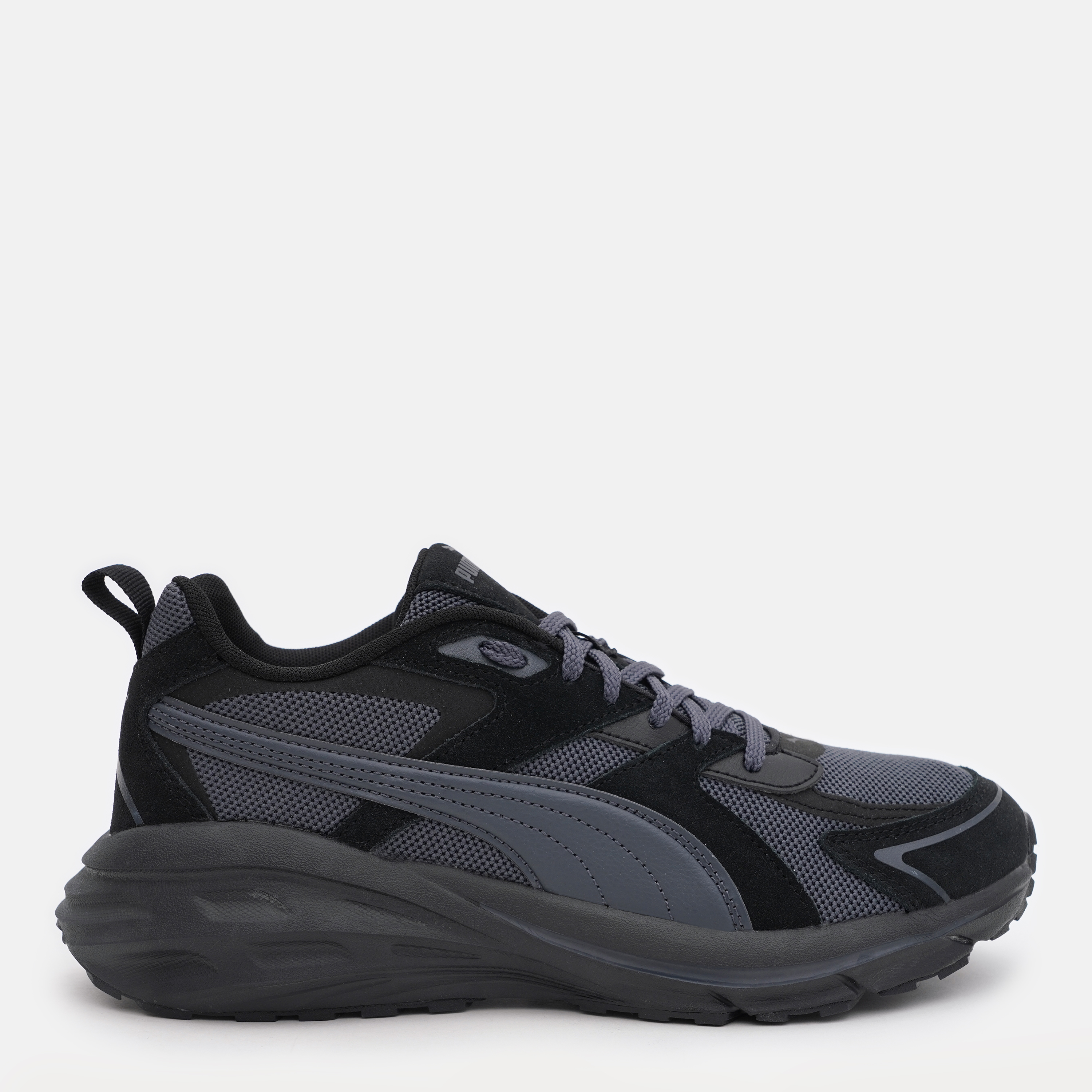 Puma nere lacci top raso