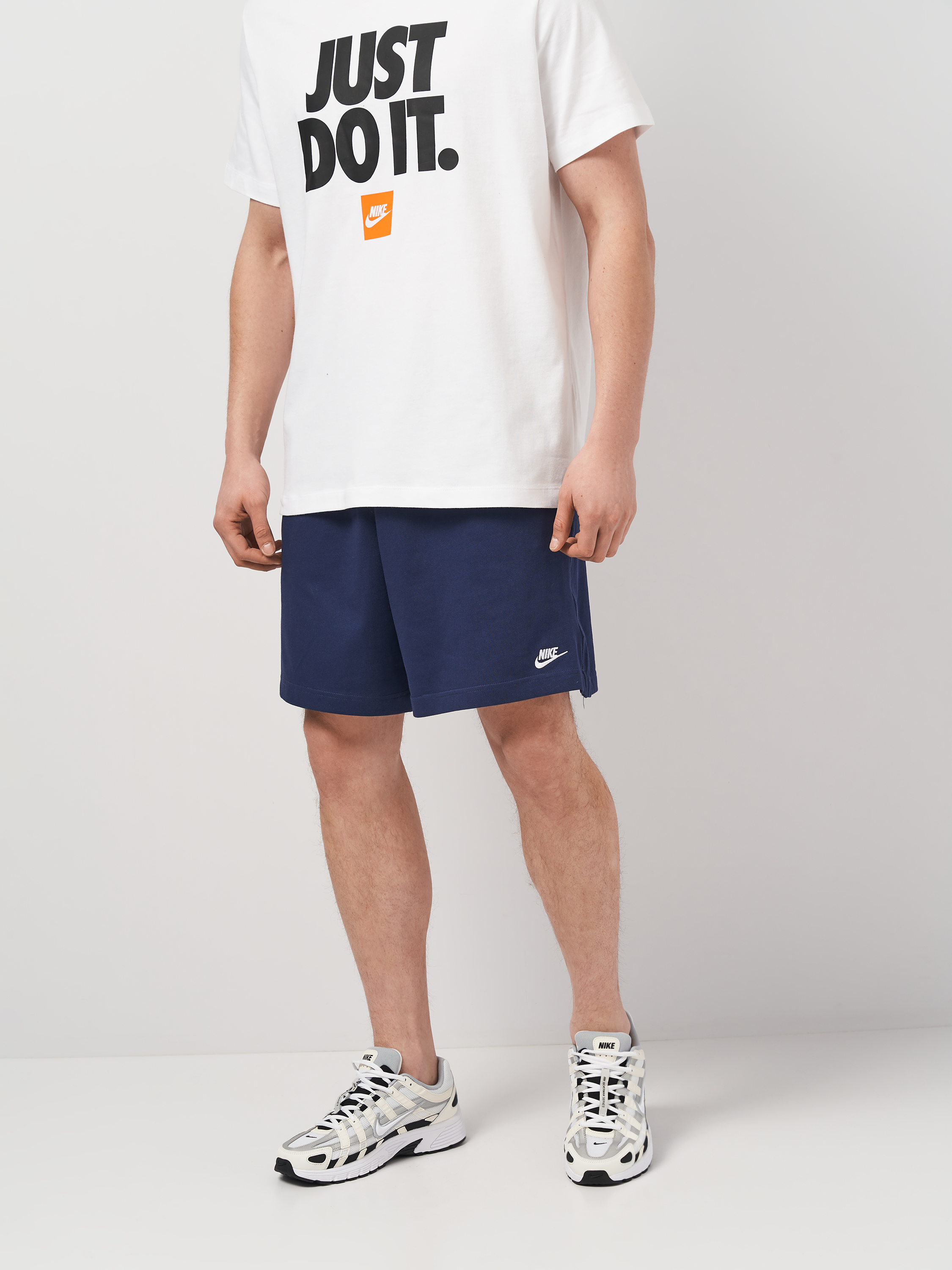 Акція на Шорти чоловічі Nike M Nk Club Knit Short FQ4359-410 2XL Темно-сині від Rozetka