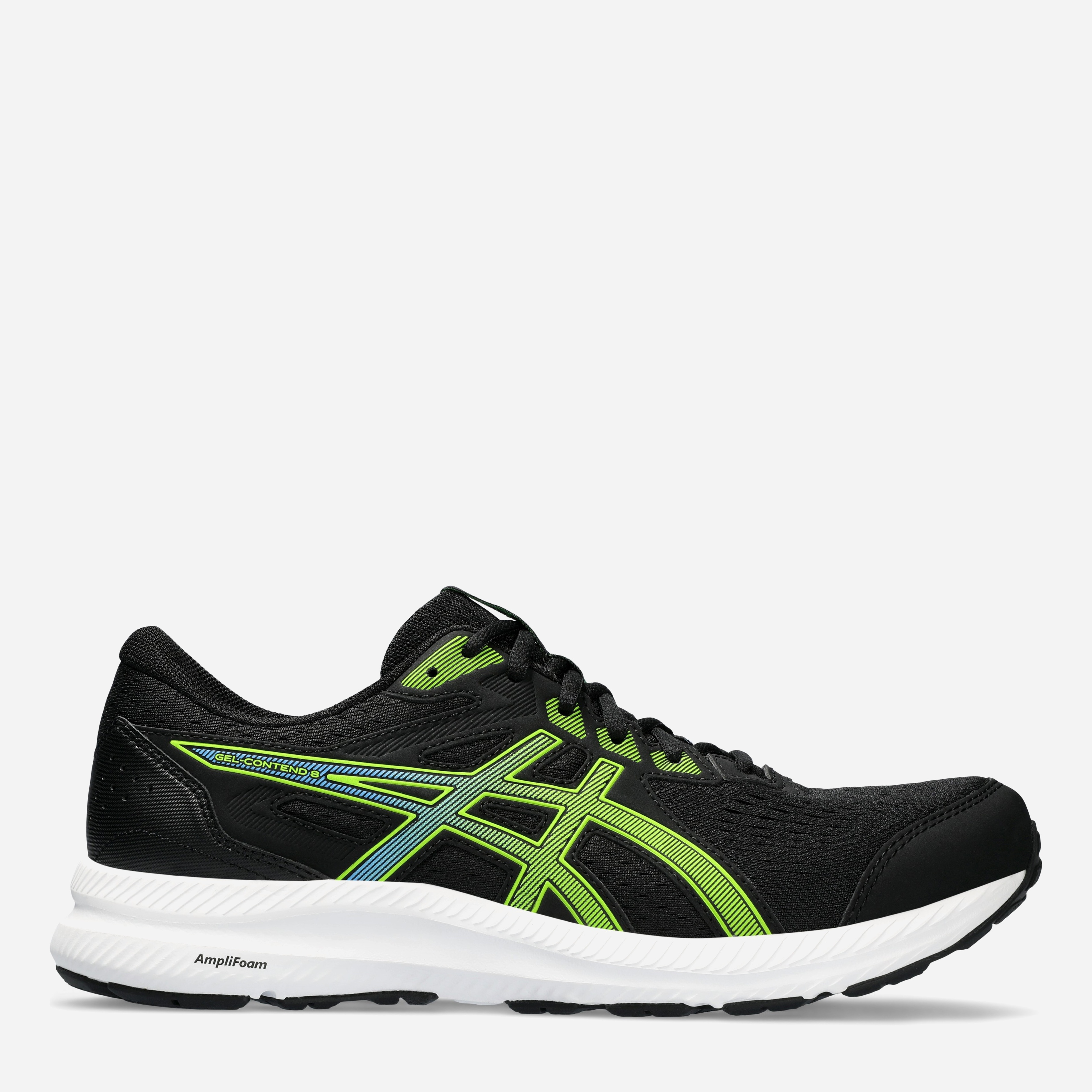 Акція на Чоловічі кросівки для бігу ASICS Gel-Contend 8 1011B492-012 40.5 (7.5US) 25.5 см Чорний/Зелений від Rozetka