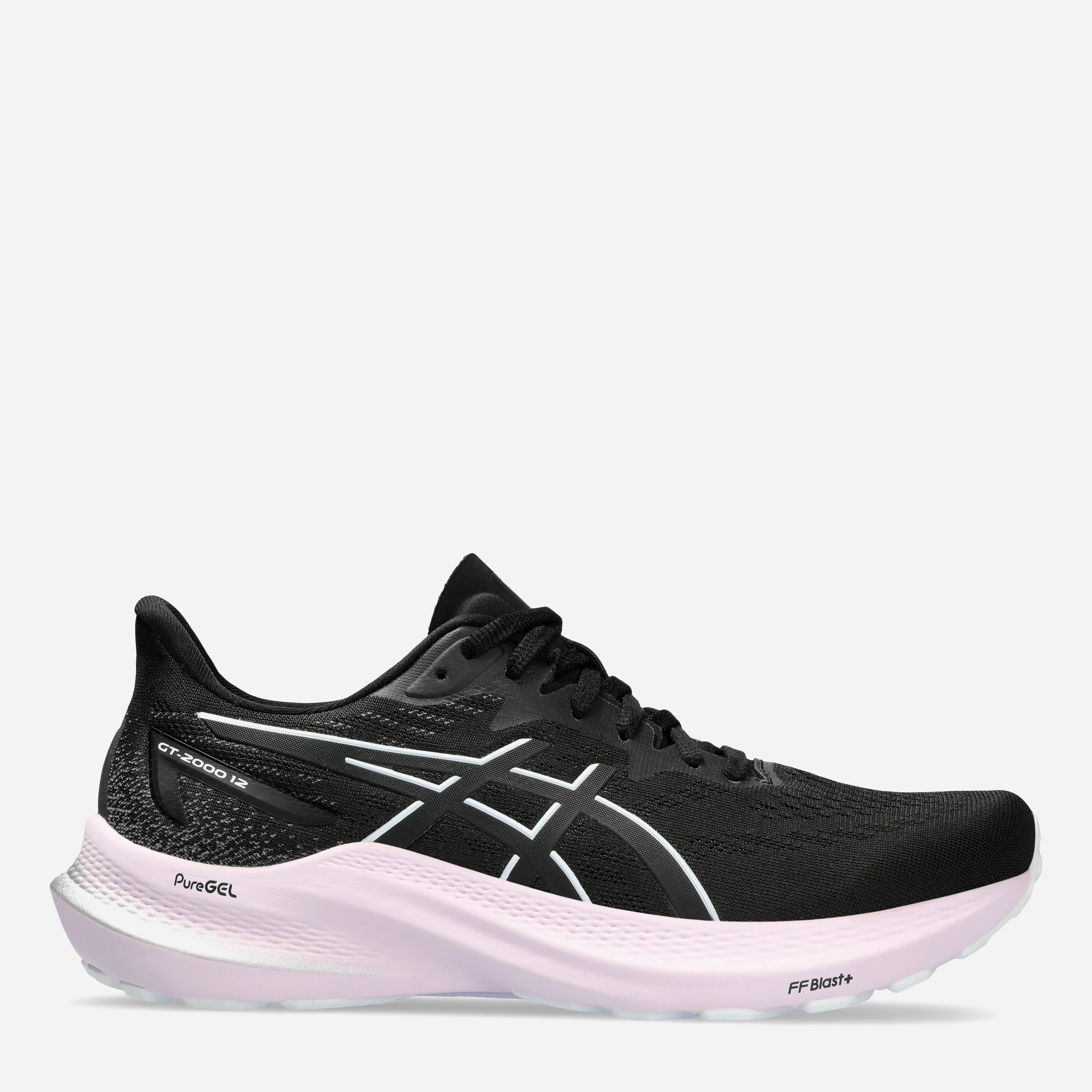 Акція на Жіночі кросівки для бігу ASICS Gt-2000 12 1012B506-004 38 (7US) 24 см Чорний/Білий від Rozetka