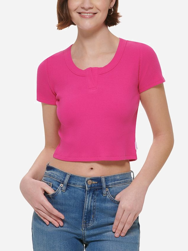 Акція на Топ жіночий Calvin Klein 990273655 L Рожевий від Rozetka