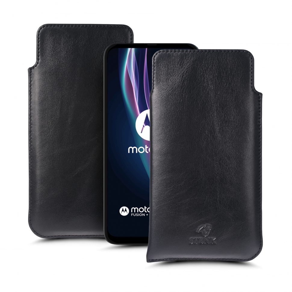 

Футляр Stenk Elegance для Motorola One Fusion Plus Чёрный