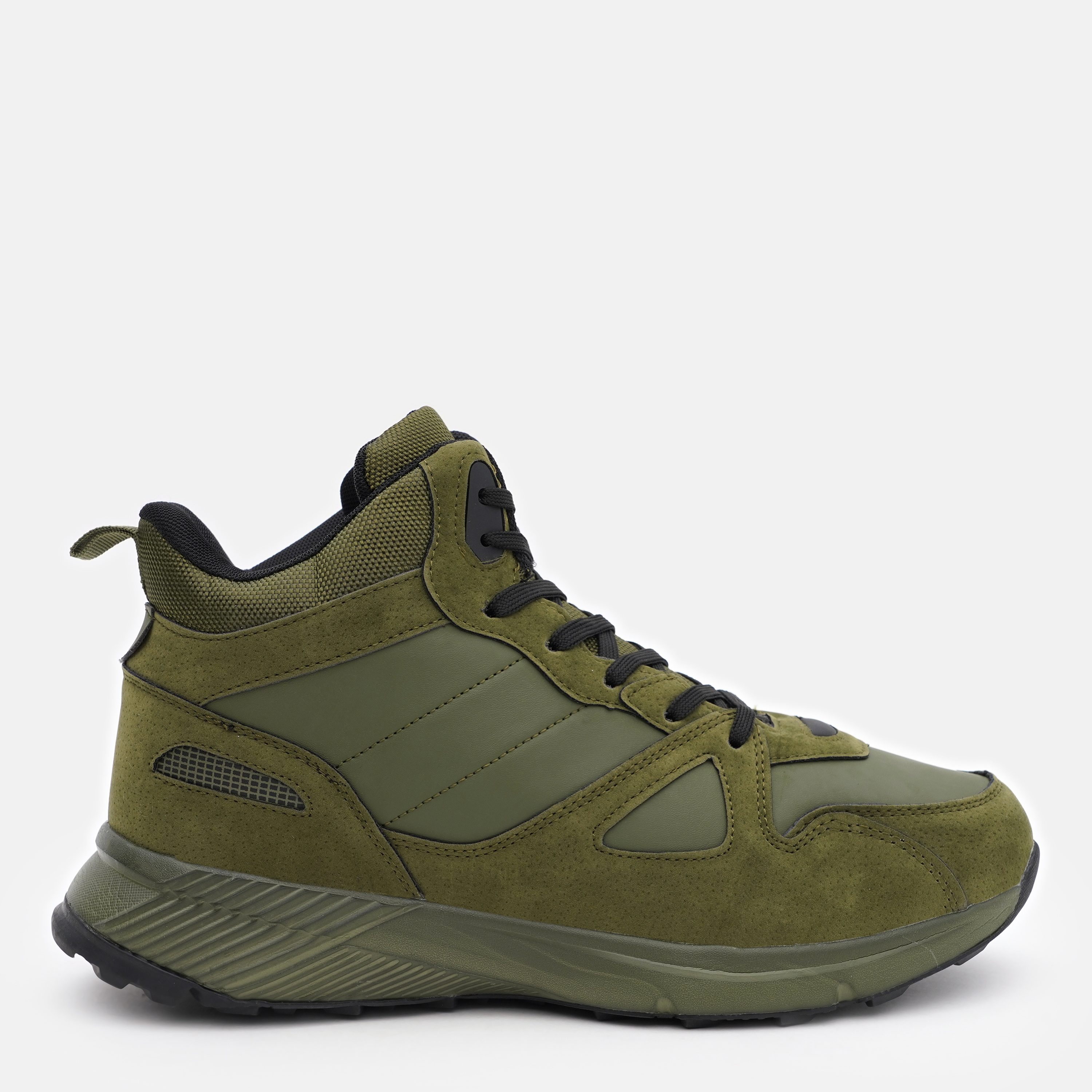 Акція на Чоловічі зимові черевики Demur A91023-6 42 Зелені від Rozetka