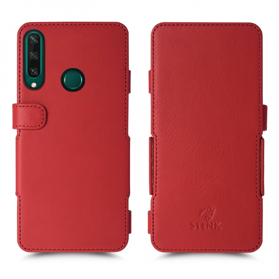 

Чехол книжка Stenk Prime для Huawei Y6P Красный