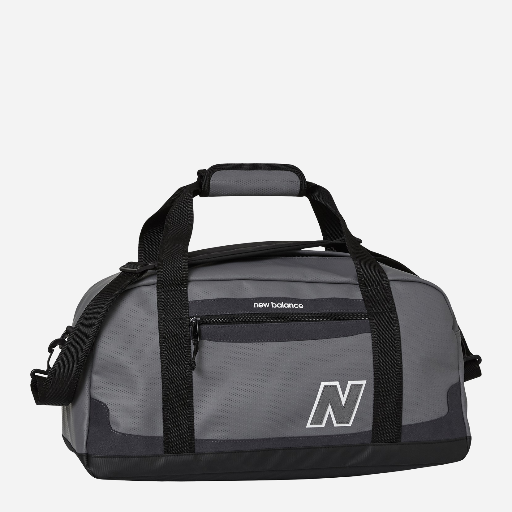 Спортивная сумка тканевая New Balance LEGACY DUFFEL LAB23107CAS Серая ...