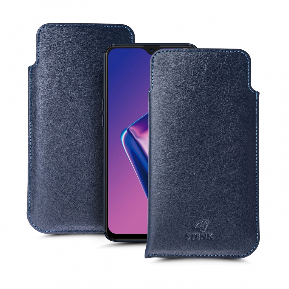 

Футляр Stenk Elegance для OPPO A12 Синий