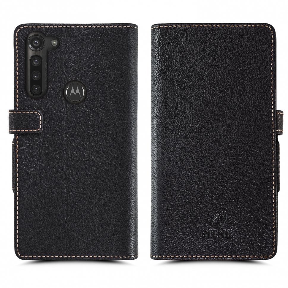 

Чехол книжка Stenk Wallet для Motorola Moto G8 Power Чёрный
