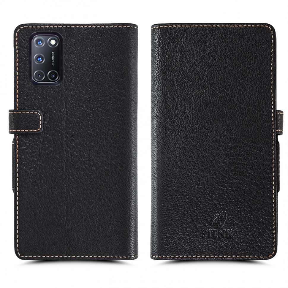 

Чехол книжка Stenk Wallet для OPPO A72 Чёрный