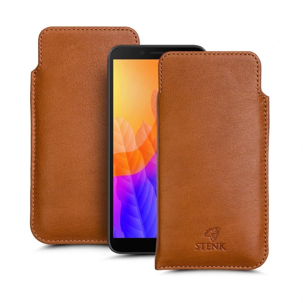 

Футляр Stenk Elegance для Huawei Y5P Camel