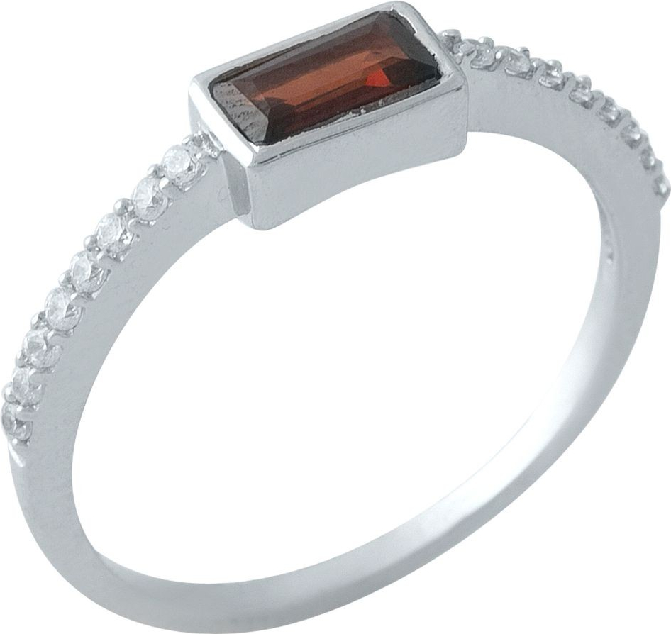 

Серебряное кольцо SilverBreeze с натуральным гранатом 1972229 17.5 размер, 17.5 размер