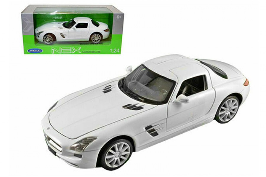 

Машина метал Welly 1:24 MERCEDES-BENZ SLS AMG (24025W)