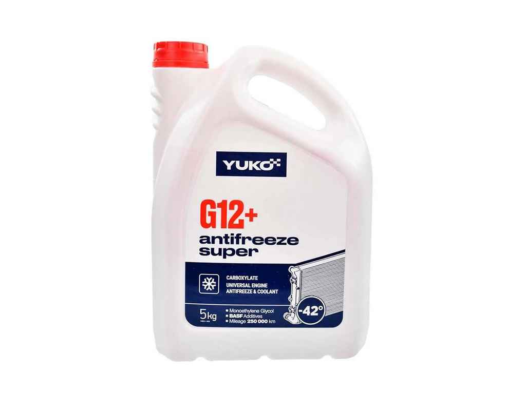 Антифриз YUKO 5л червоний ANTIFREEZE-42 (Super G12+ CARBOXYLATE) – фото ...