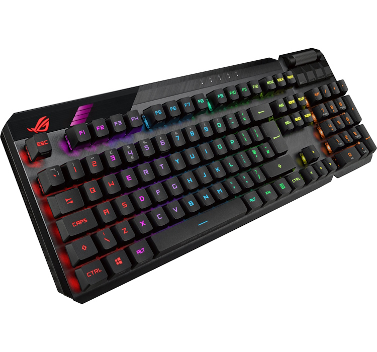 Ігрова клавіатура ASUS ROG CLAYMORE II RD RGB 108key USB/WL EN Black ...