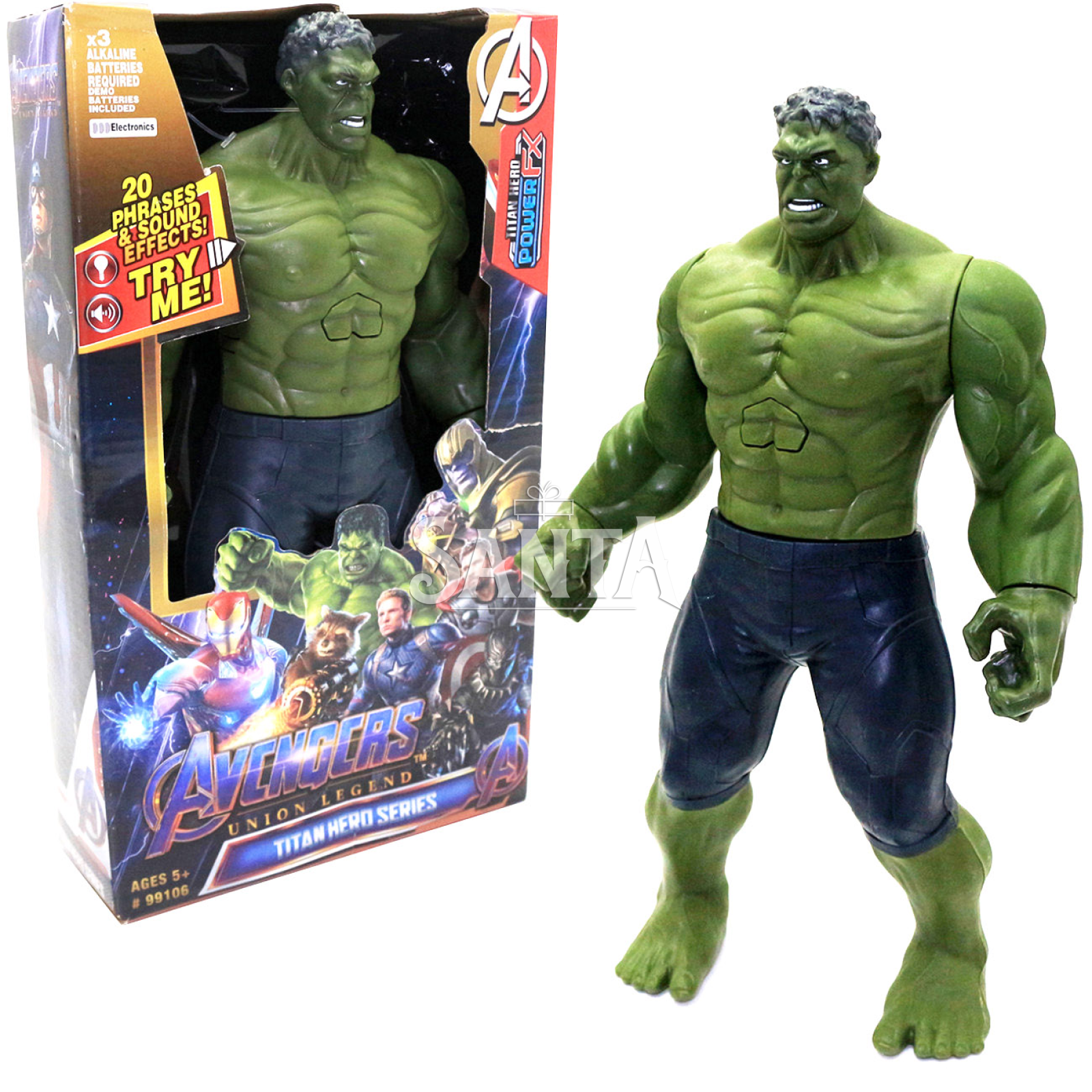 Игровая фигурка Hulk Avengers Marvel Халк игрушка Мстители звук 30 см (106-2)  – фото, отзывы, характеристики в интернет-магазине ROZETKA от продавца:  Santa | Купить в Украине: Киеве, Харькове, Днепре, Одессе, Запорожье, Львове