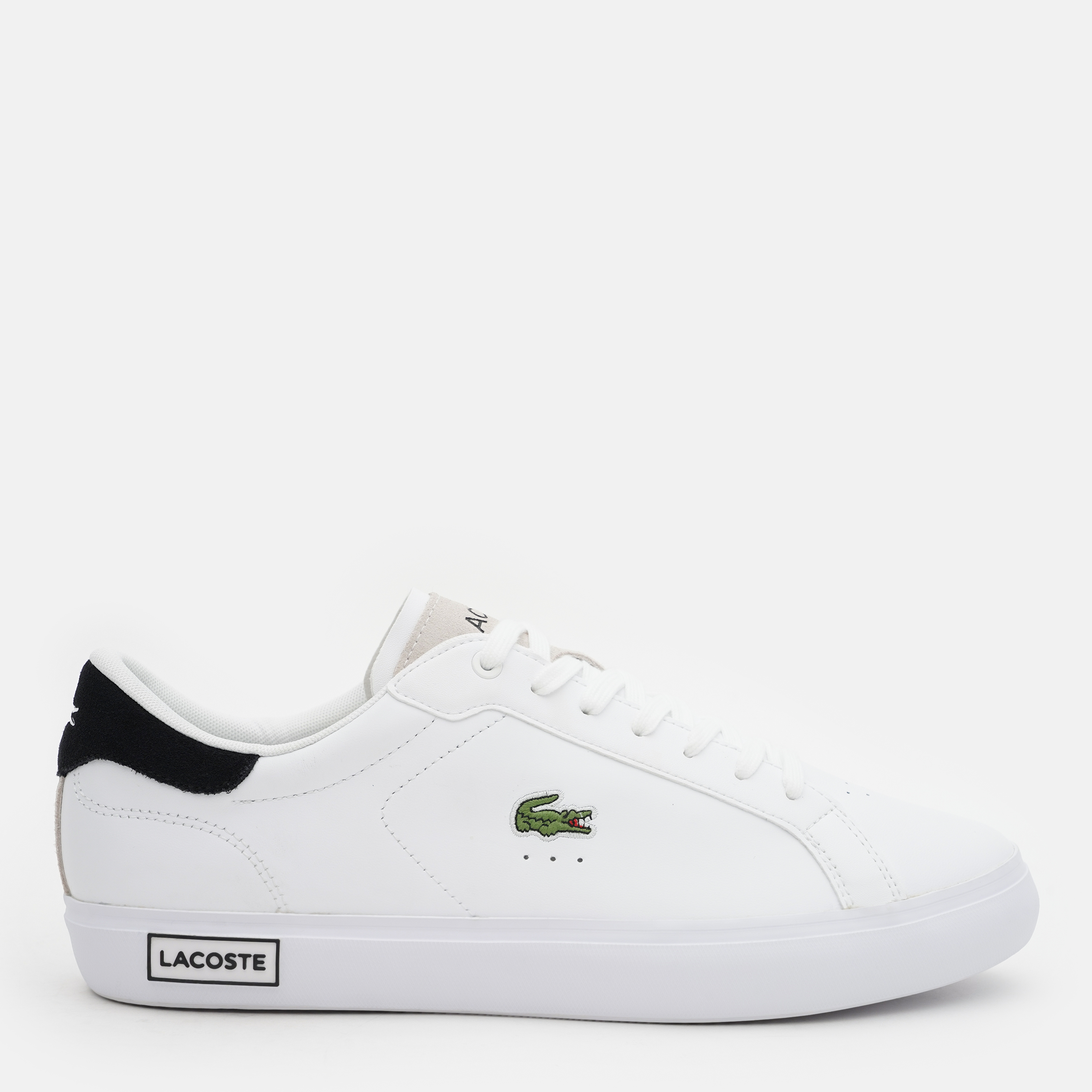 Акція на Чоловічі кеди низькі Lacoste Powercourt 747SMA0082-147 42 (T8) 25.8 см Білі від Rozetka