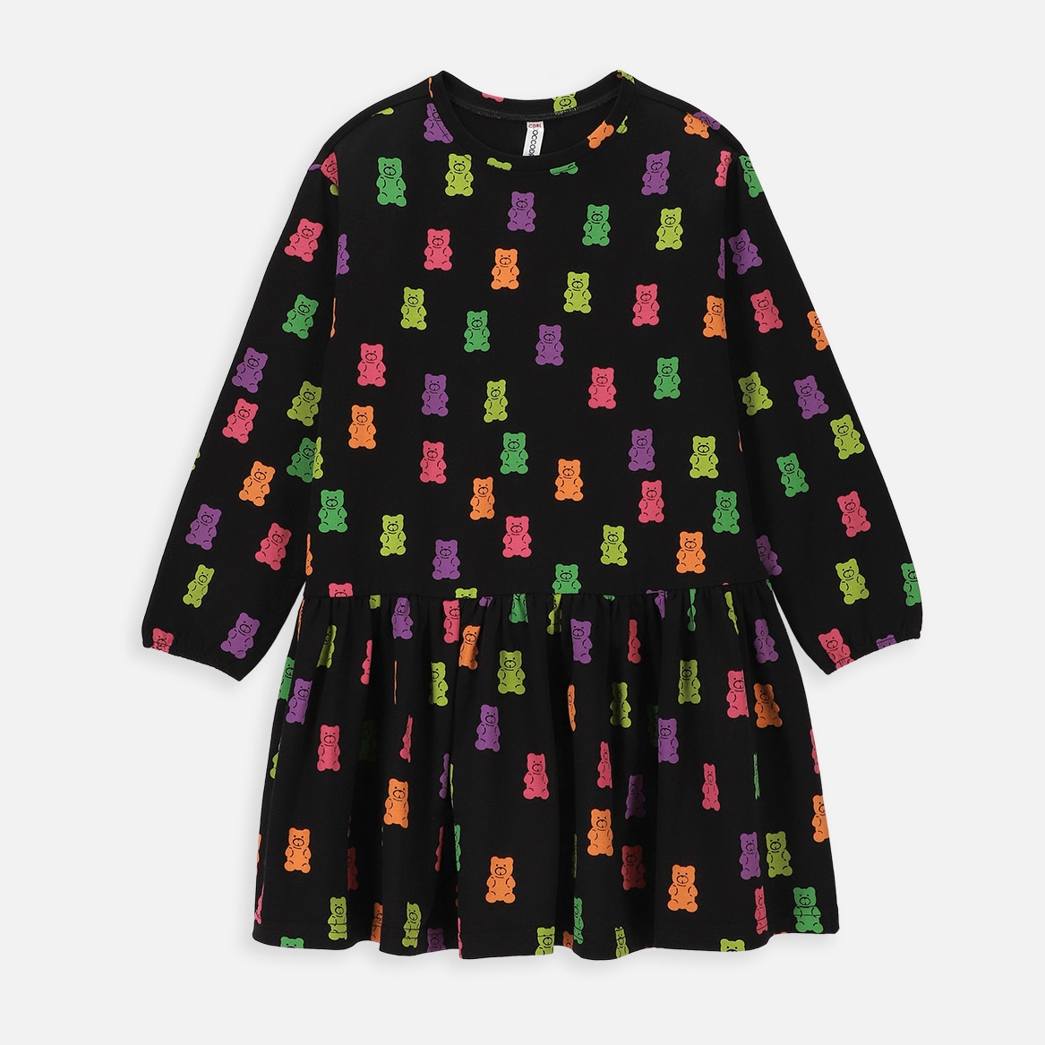 Акція на Дитяче плаття для дівчинки Coccodrillo WC4129102JPK-021 98 см Чорне від Rozetka