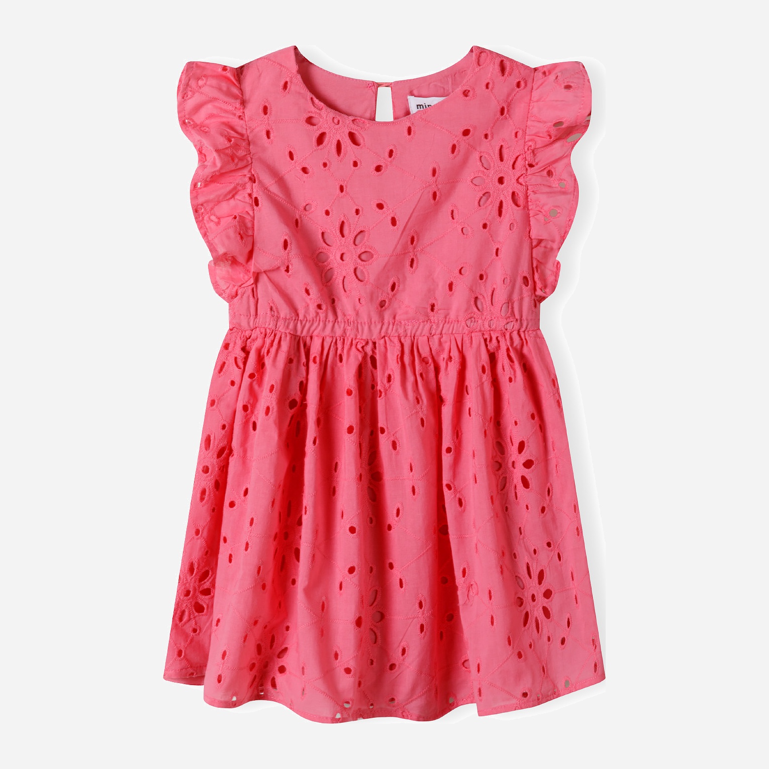 Акция на Дитяче літнє плаття для дівчинки Minoti 18DRESS 59 40631JNR 122-128 см Рожеве от Rozetka
