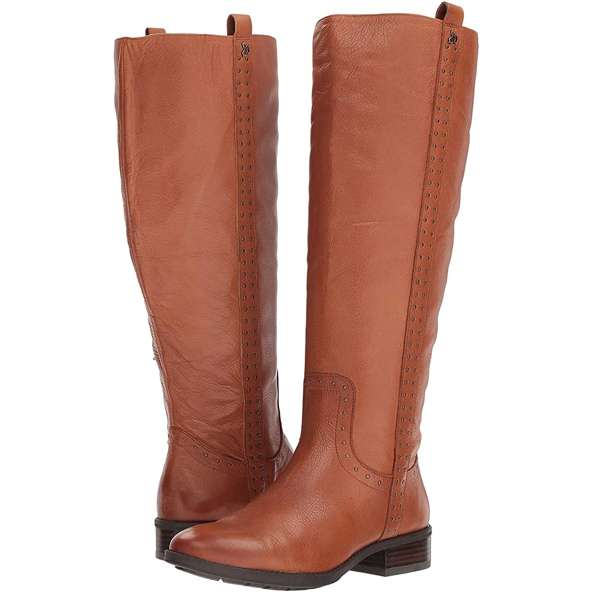 

Сапоги женские Sam Edelman Prina Wide Calf Leather Tall Boot Коричневый размер 35