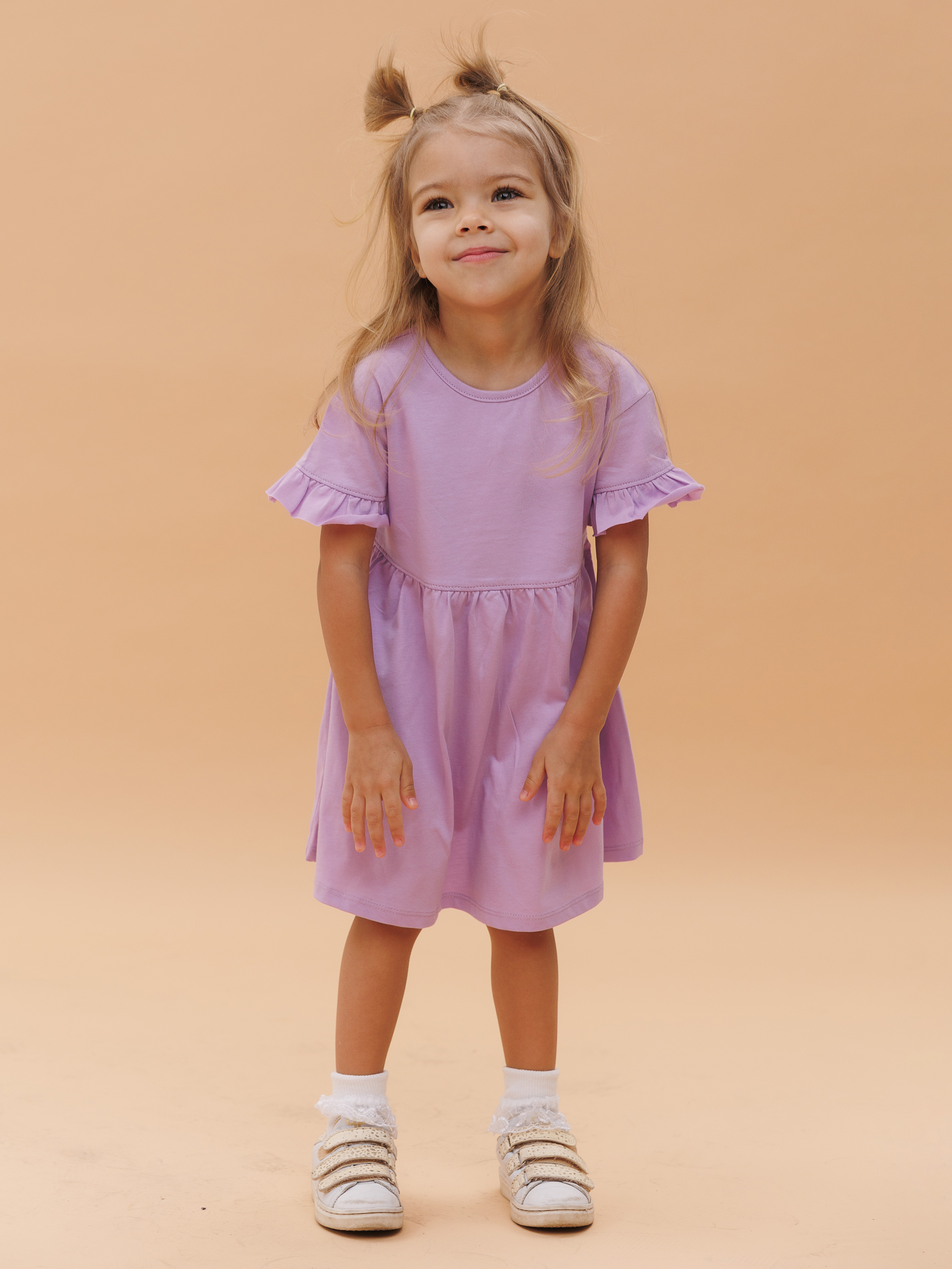 Акція на Дитяче літнє плаття для дівчинки Бембі PL391-Q00 80 см Бузкове (14391521035.Q00) від Rozetka