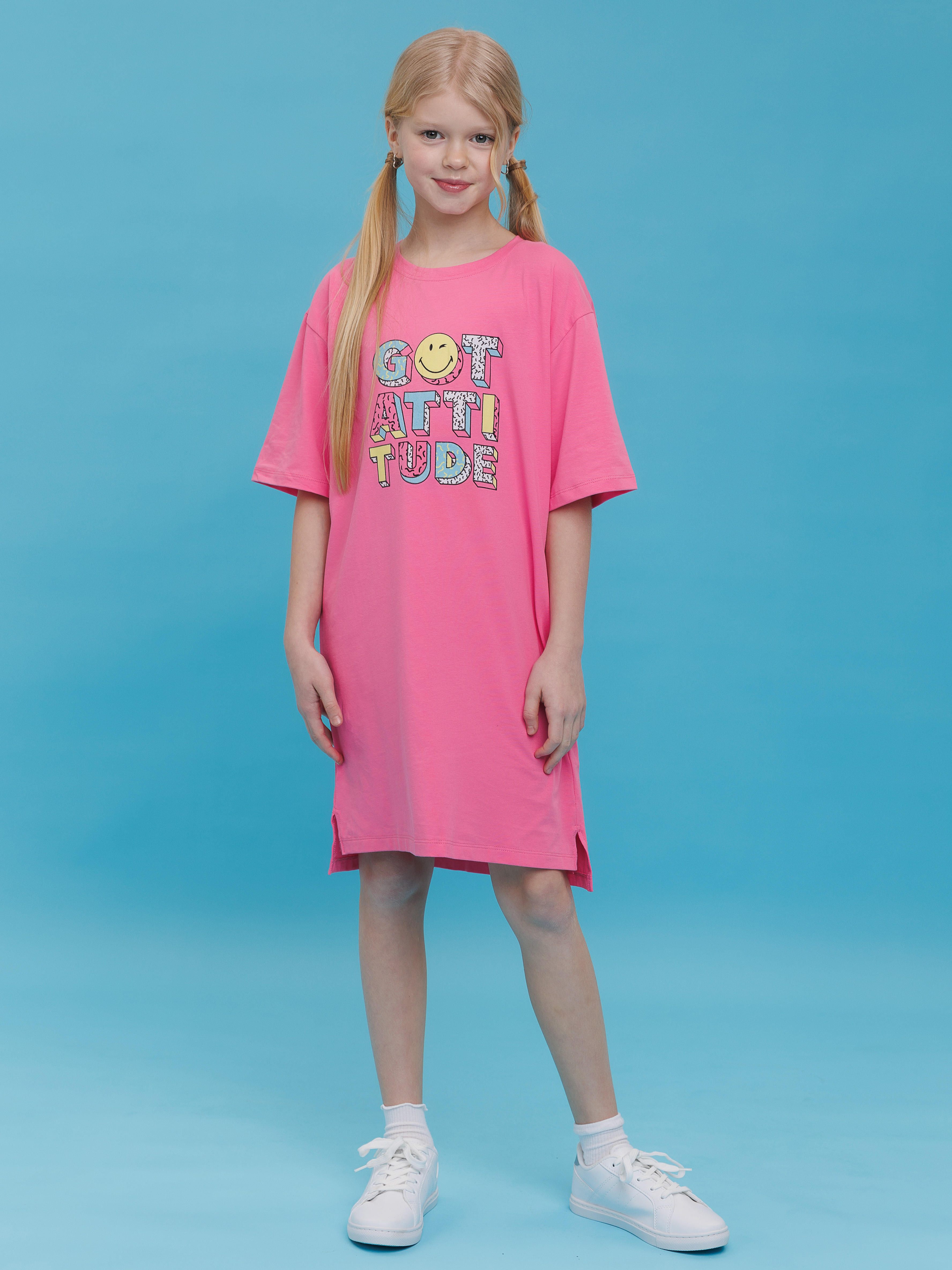 Акція на Дитяче літнє плаття для дівчинки Бембі PL396-300 116 см Рожеве (14396521041.300) від Rozetka