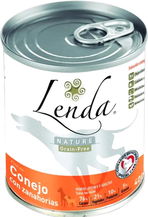 Влажный корм для собак Lenda Wet Dog Rabbit with carrots - Ленда для ...