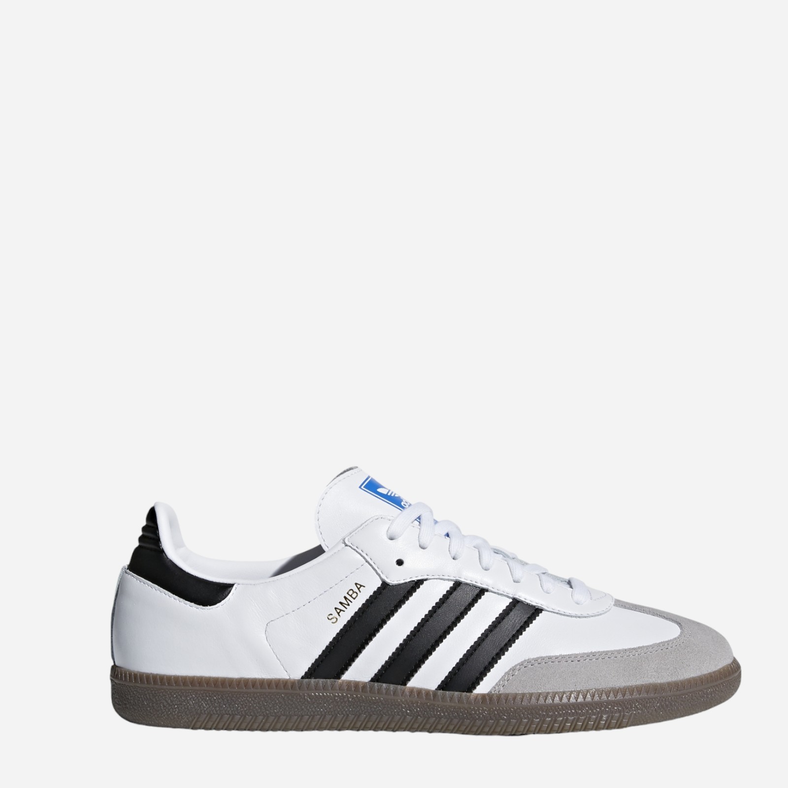 Чоловічі кеди низькі Adidas Originals Samba OG B75806 43.5 (9UK) 27.5 см Білі (4059809046173)