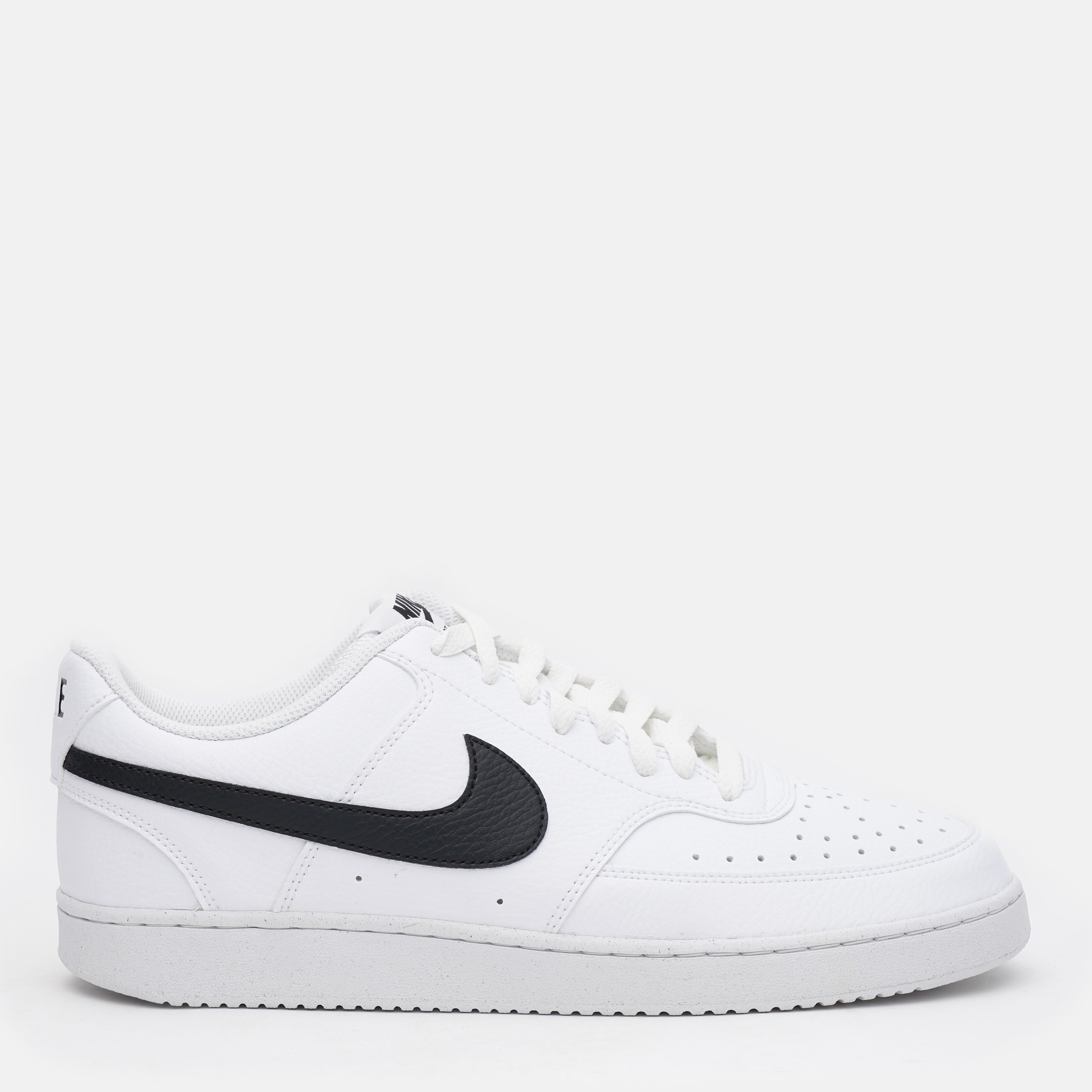 Акція на Чоловічі кеди низькі Nike Court Vision Low Next Nature DH2987-101 44.5 Білі від Rozetka