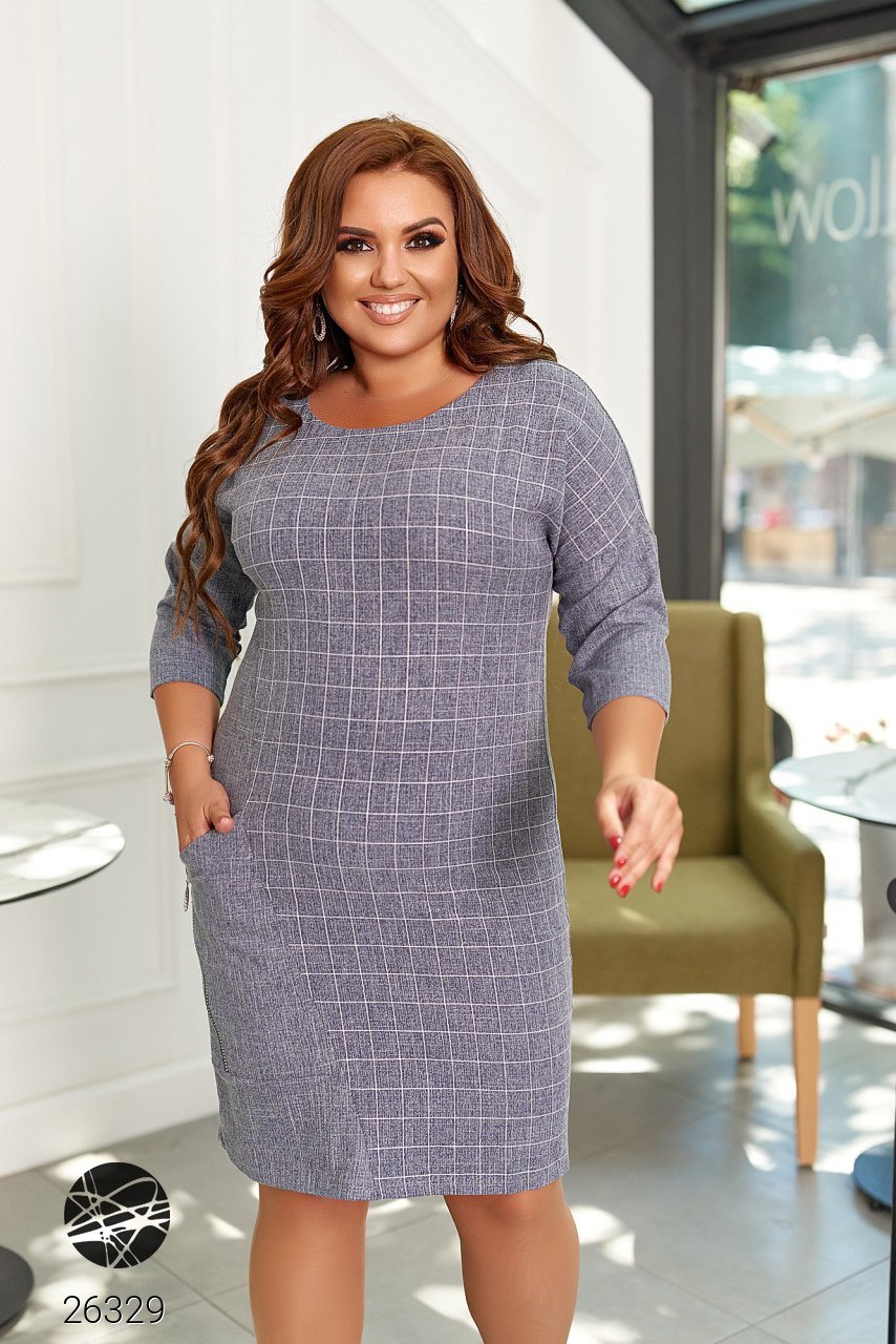 

Платье с карманом на молнии Фасон 26329_56 56