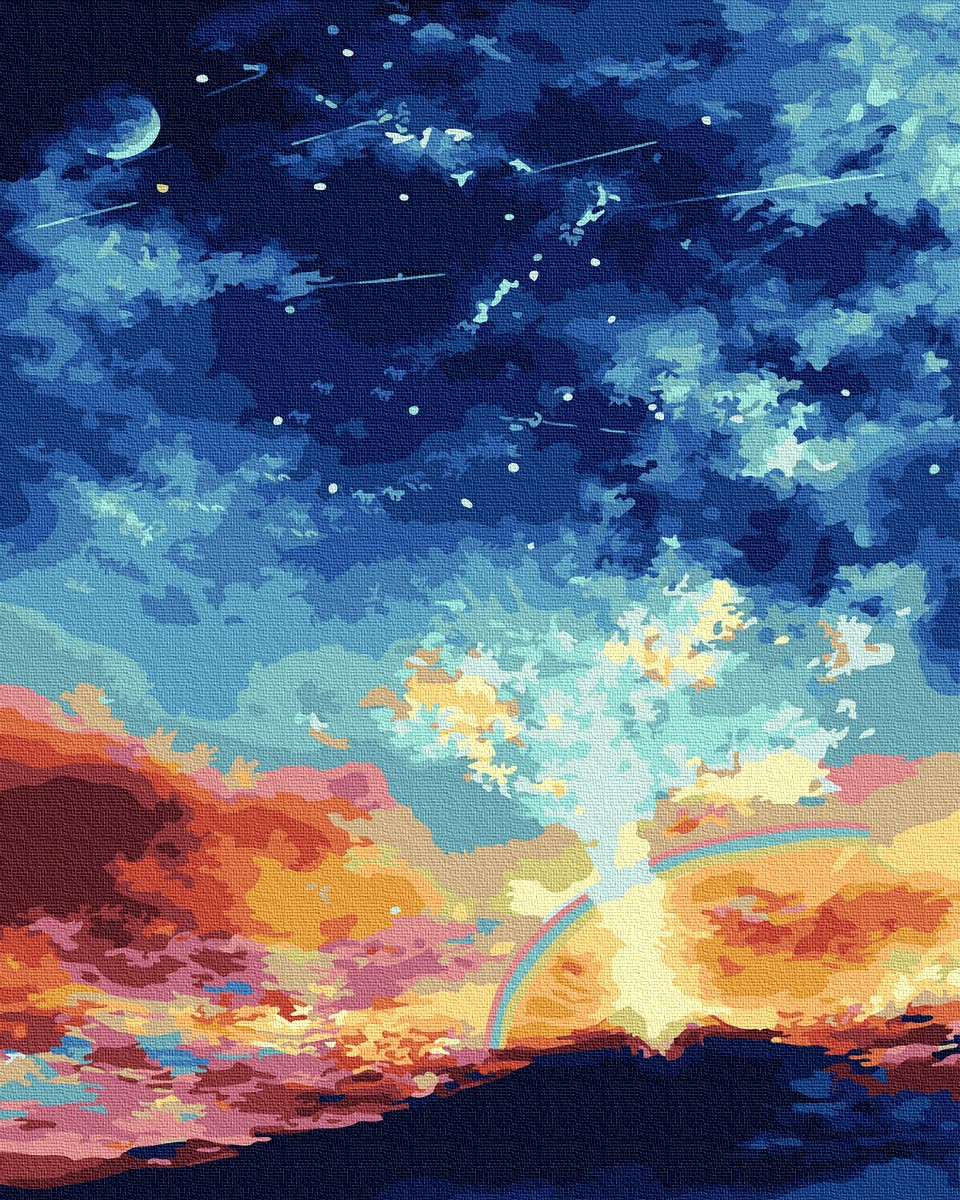 

Картина по Номерам Небо над вулканом 40х50см RainbowArt GT66159