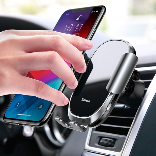 

Держатель для мобильного Baseus Smart Car Mount Cell Phone Holder Silver (SUGENT-ZN01)