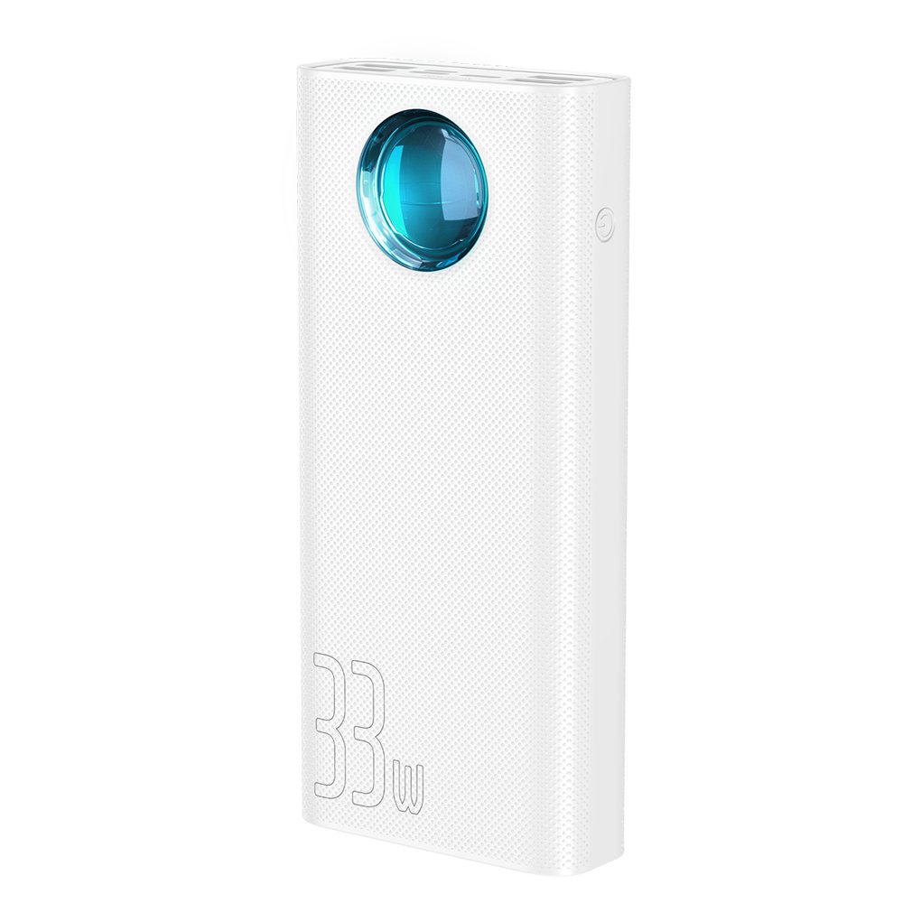 

Внешний аккумулятор Baseus Amblight 30000mAh - White (PPLG-02)