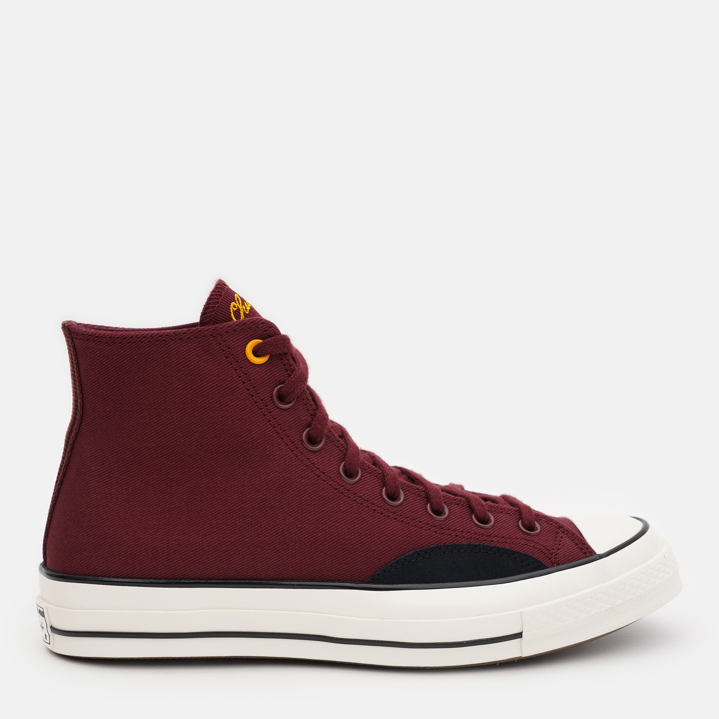 Акція на Чоловічі кеди високі Converse Chuck 70 Hi A06549C-607 46 (11.5US) 30 см Бордові від Rozetka