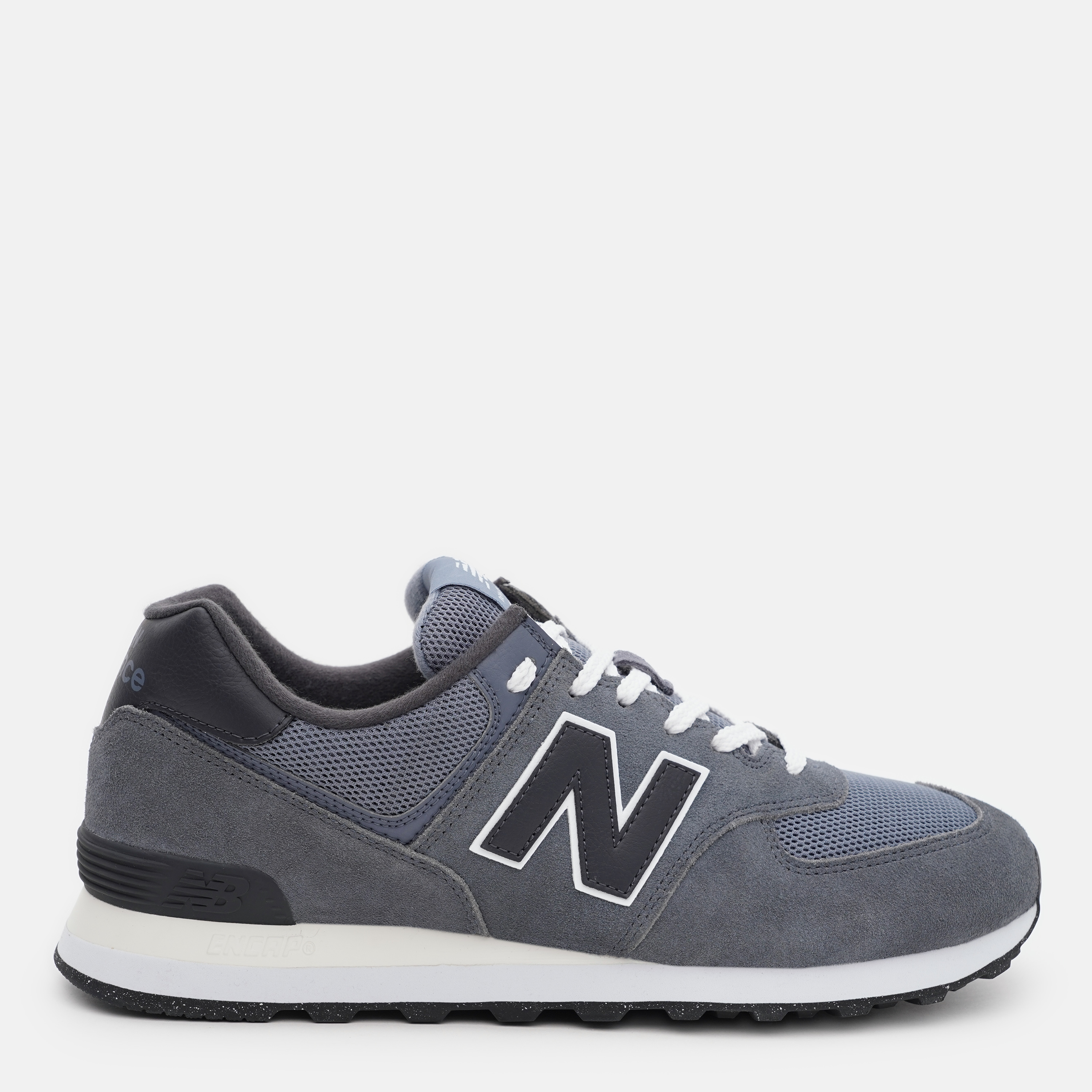 Акція на Чоловічі кросівки New Balance 574 U574GGE 40.5 (7.5US) 25.5 см Сірий/Синій від Rozetka