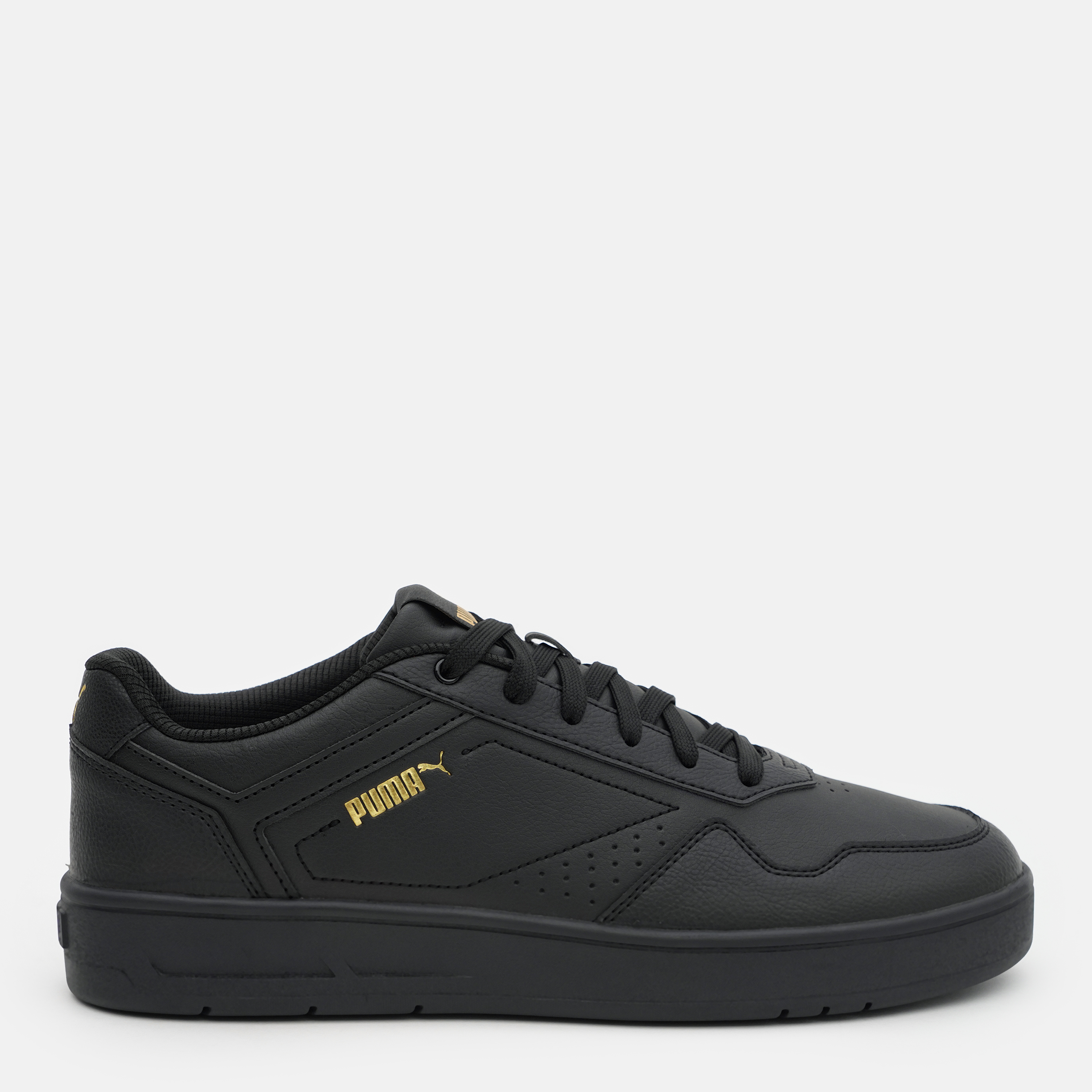 Акція на Чоловічі кеди низькі Puma Court Classic 39501802 42.5 (8.5UK) 27.5 см Black-Gold від Rozetka