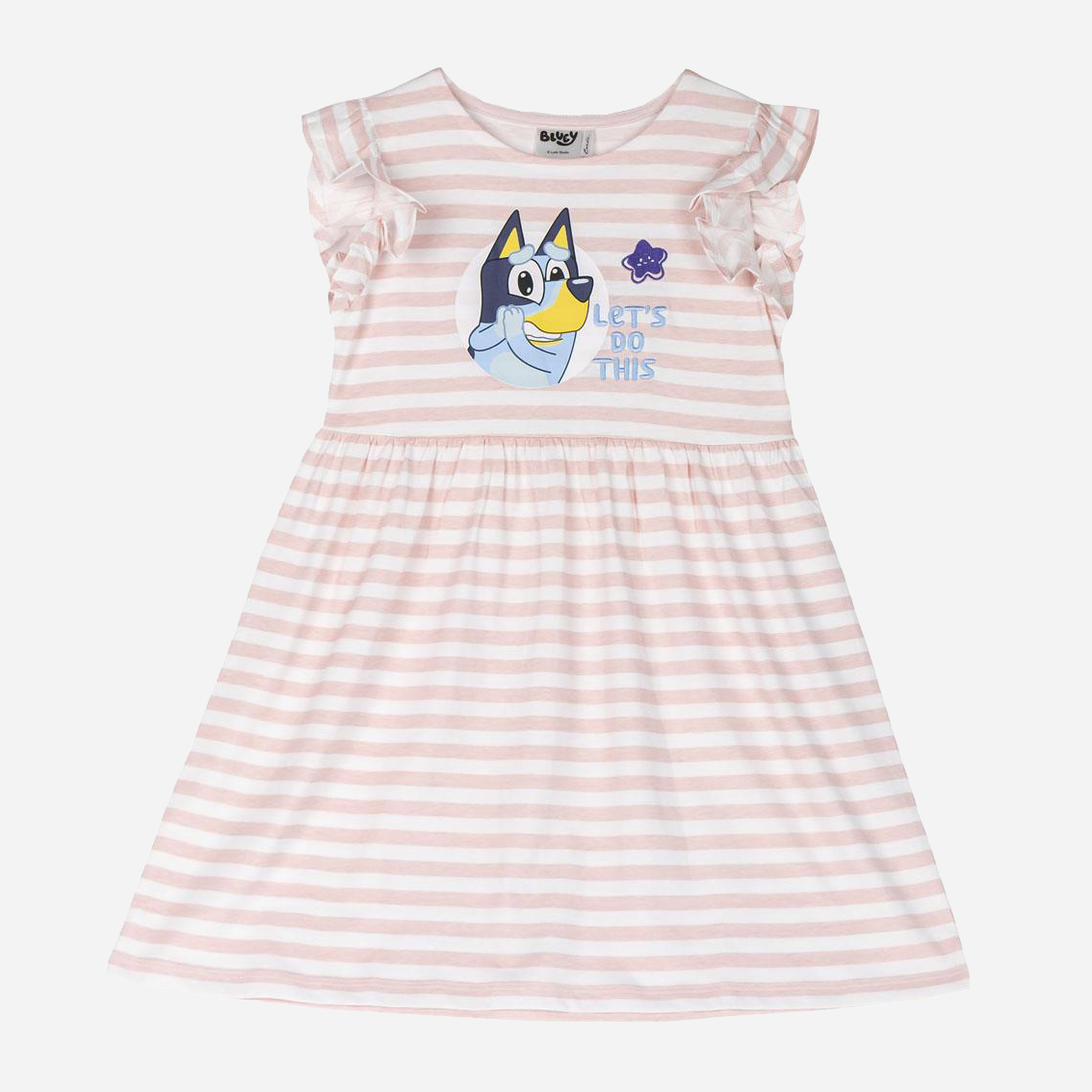 Акція на Дитяче літнє плаття для дівчинки Disney Bluey 2900002048 116 см Рожеве від Rozetka