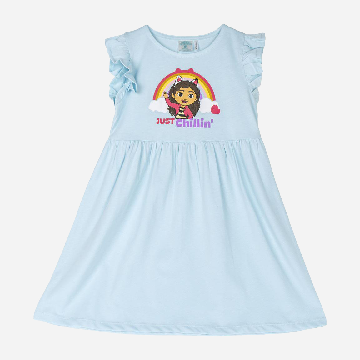 Акція на Дитяче літнє плаття для дівчинки Disney Gabby Doll House 2900002049 92 см Блакитне від Rozetka