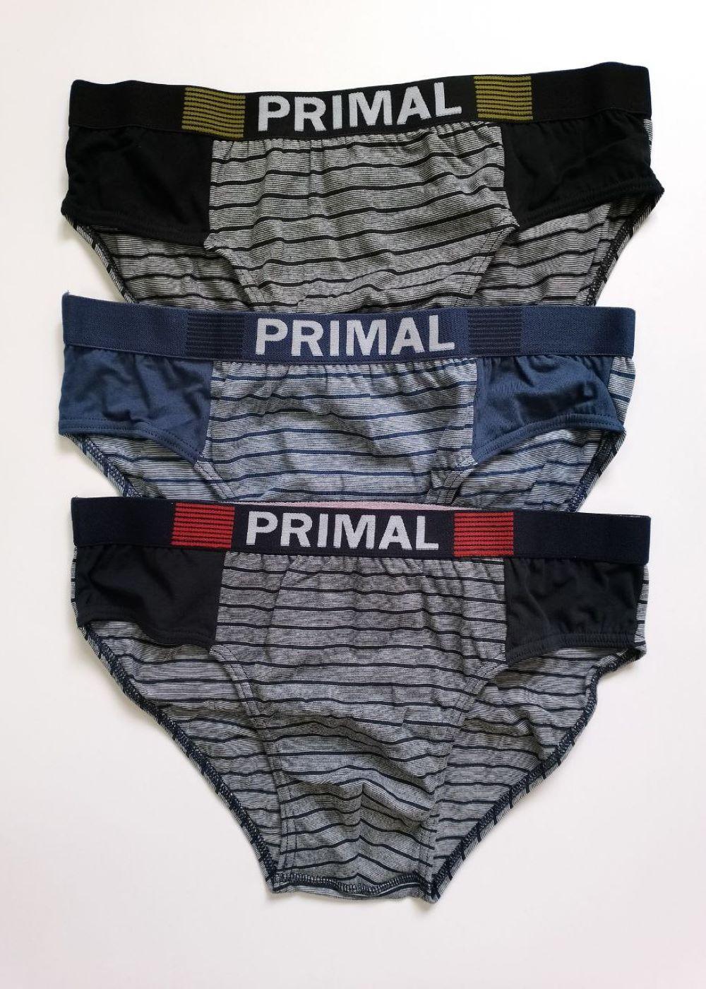 Мужские трусы слипы Primal S285 L 3 шт Разноцветный от продавца: Bianco ...