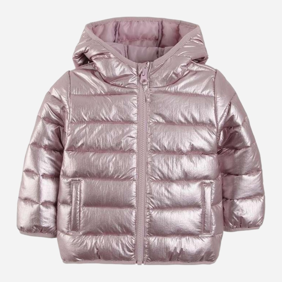 Акція на Дитяча демісезонна куртка для дівчинки Cool Club COG2400660 80 см Світло-рожева від Rozetka