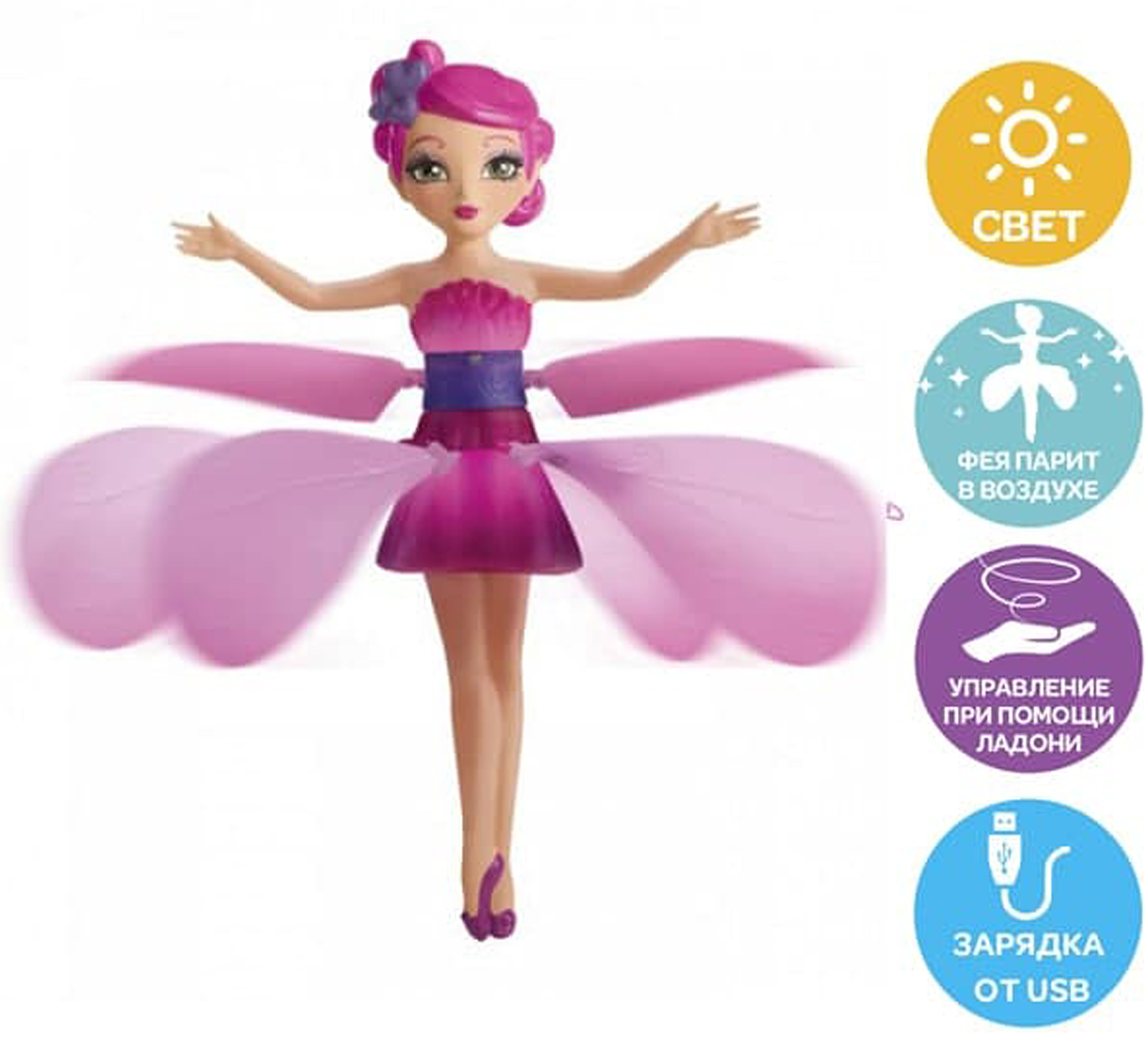 Детская летающая кукла фея Smart kids Fairy Flying Ball RC Интерактивная  индукционная игрушка на аккумуляторе летающая – фото, отзывы,  характеристики в интернет-магазине ROZETKA от продавца: kostor | Купить в  Украине: Киеве, Харькове,