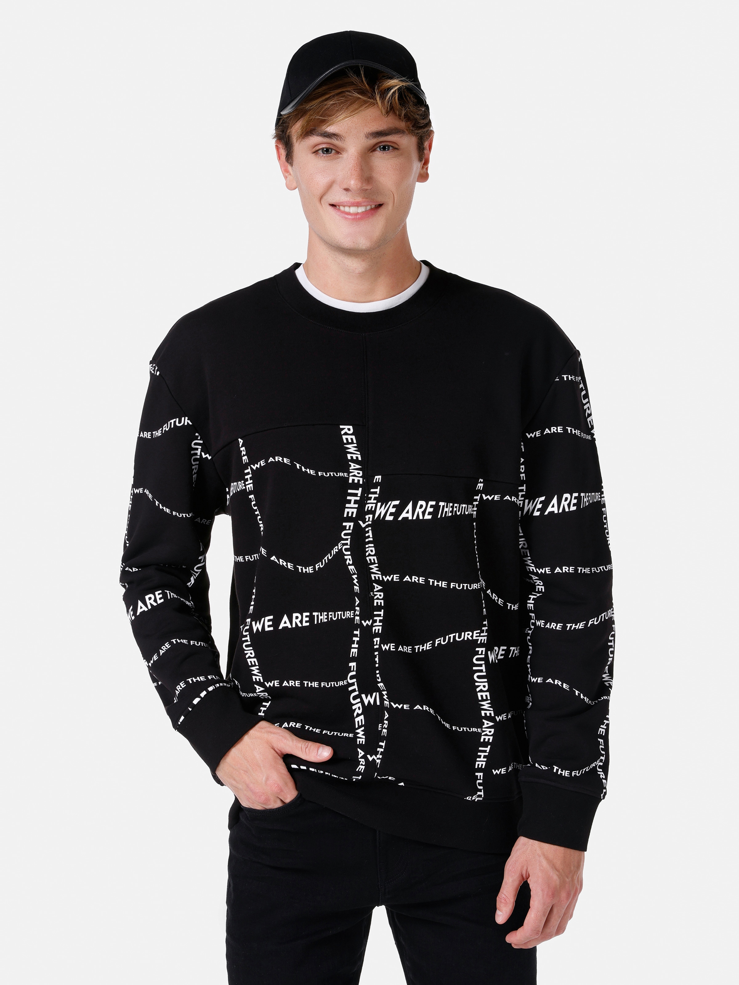 Світшот чоловічий Colin's CL1066732-BLK L Чорний від Rozetka на платформі USKIDKA Акція на Світшот чоловічий Colin's CL1066732-BLK L Чорний від Rozetka